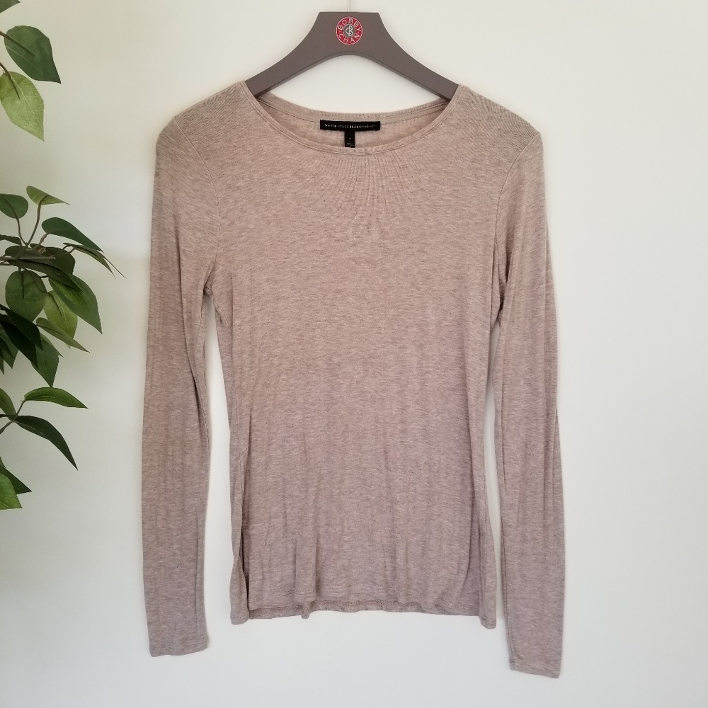 ⭐ 3/$20 White House Black Market Long Sleeve Tee